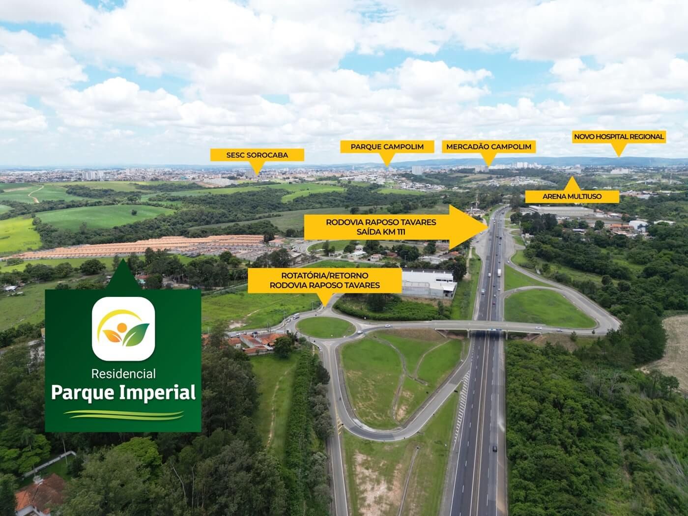 Residencial Parque Imperial - Imagem Aérea